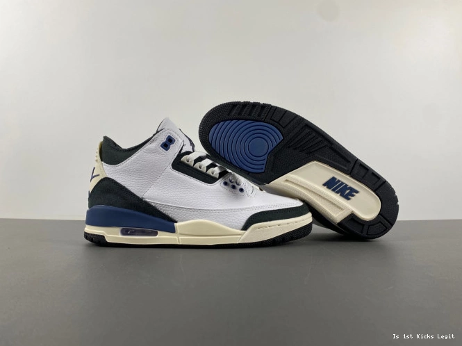 A Air Jordan 3 Blue SP Maniere x Diffused Ma OG HV8571-100 0717